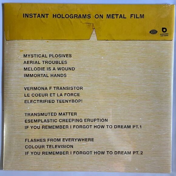 Stereolab – Instant Holograms On Metal Film – Clear Double Vinyl, LP, NEW Sealed - Picture 3 of 3